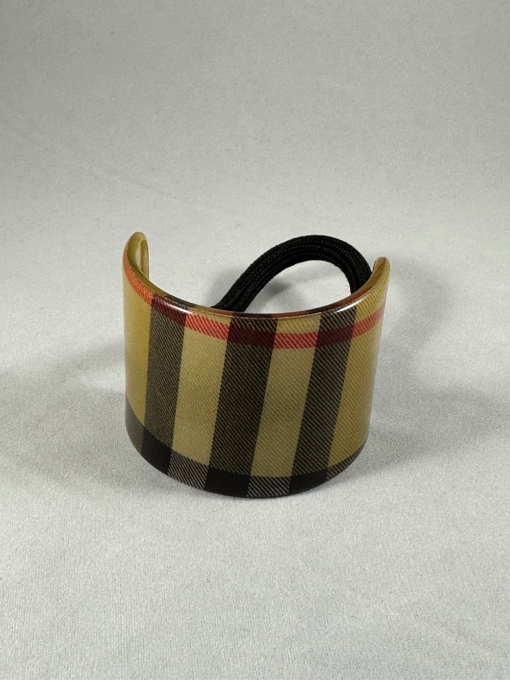 Burberry Nova Check Ponytail Holder / Hair Cuff – Made in France
